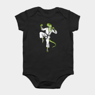 Karate Lizard Baby Bodysuit